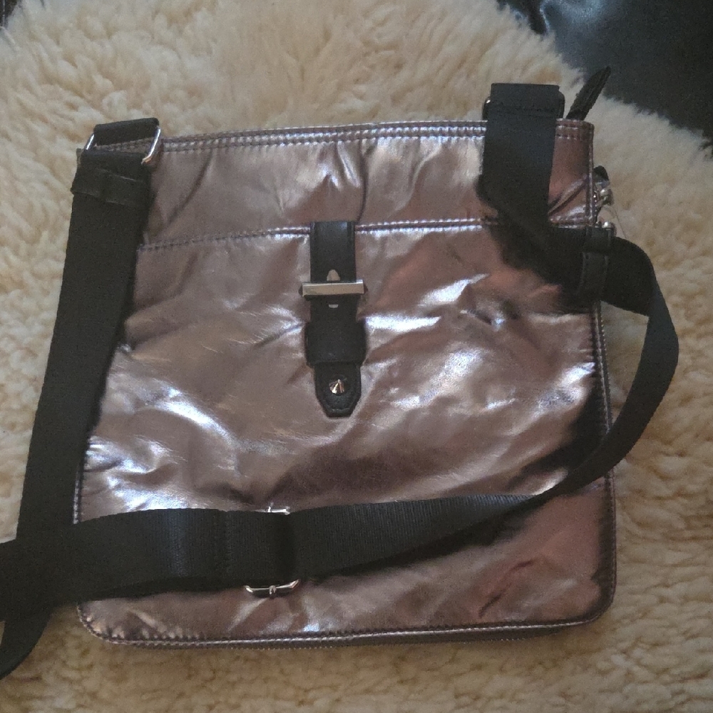 INC International Concepts Metallic Crossbody Bag